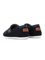 Load image into Gallery viewer, Alpari Bold Navy Slip-ons