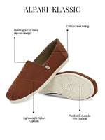 Load image into Gallery viewer, Alpari Klassic Men's Rust Slip-ons