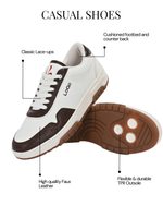 Load image into Gallery viewer, Men's Granada White-Brown Shoes