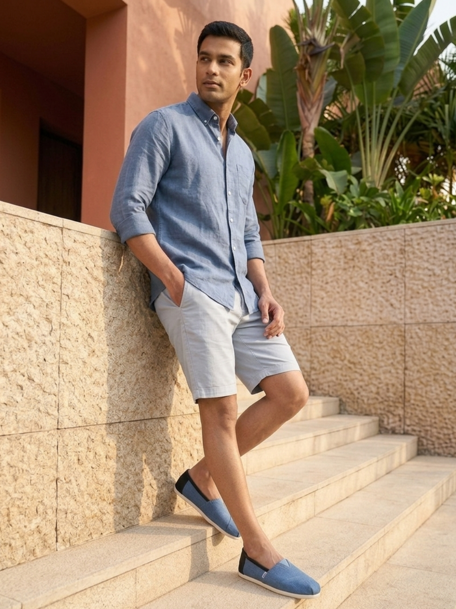Alpari Go Men's Coastal Blue Slip-ons
