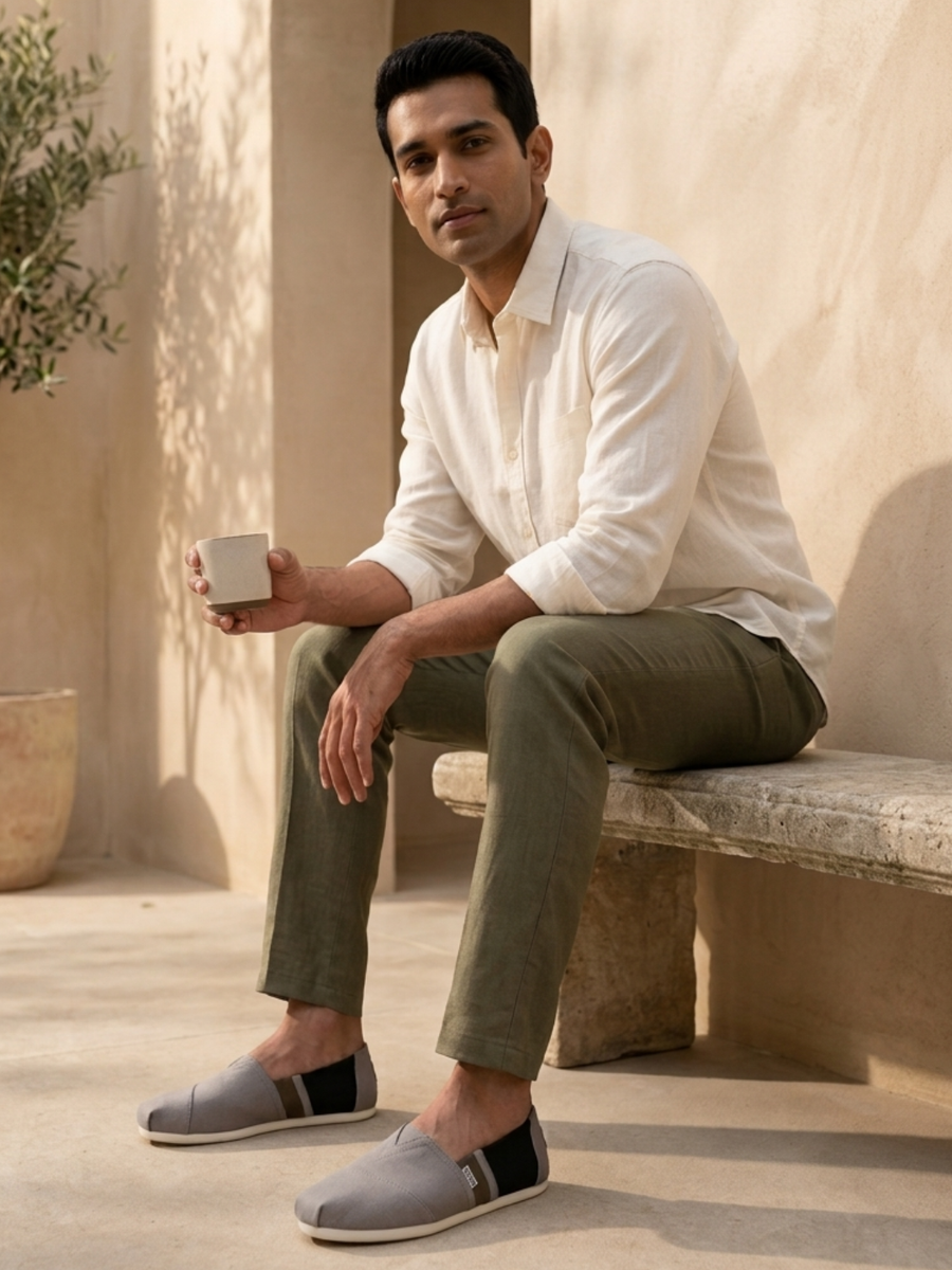 Alpari Urban Men's Grey Slip-ons