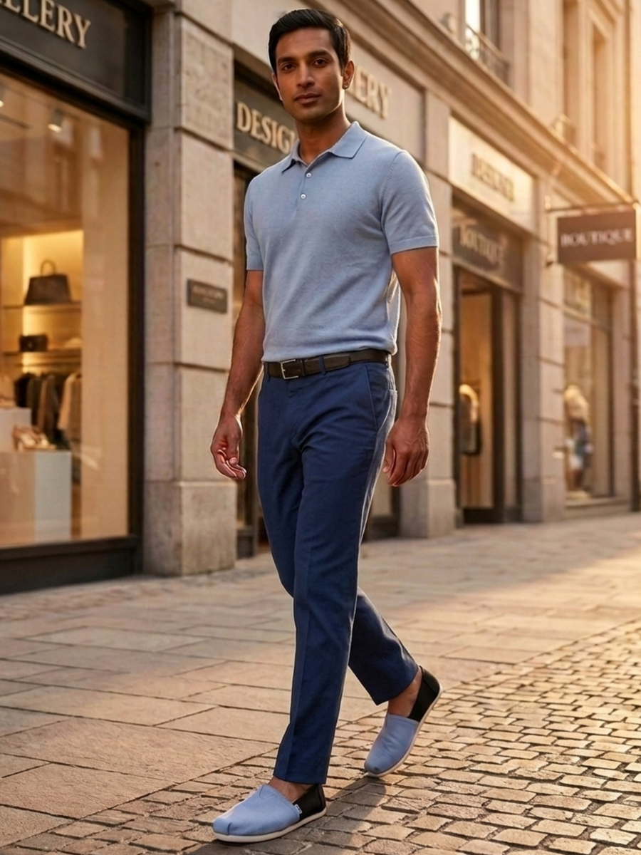 Alpari Duo Men's Denim Slip-ons