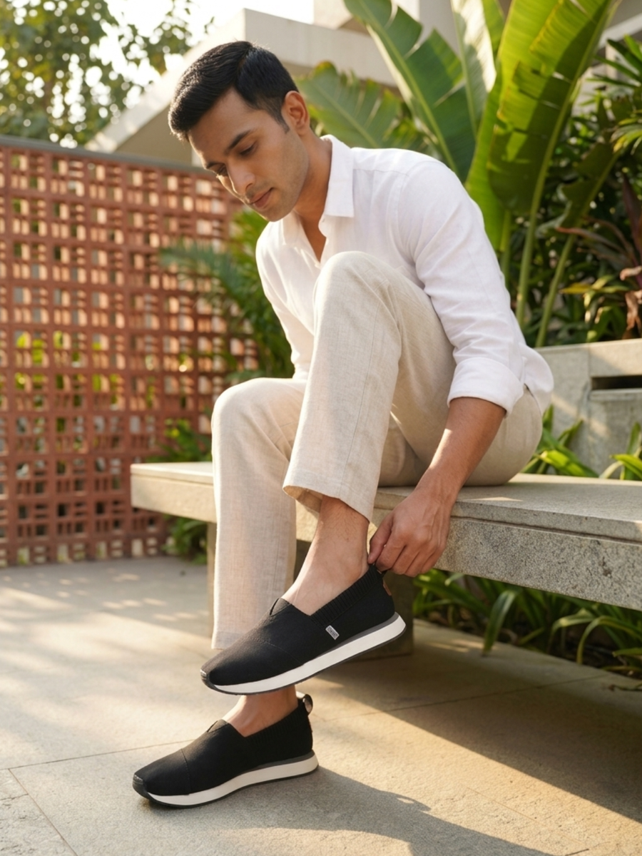 Men's Alpari Step Black Snoafers