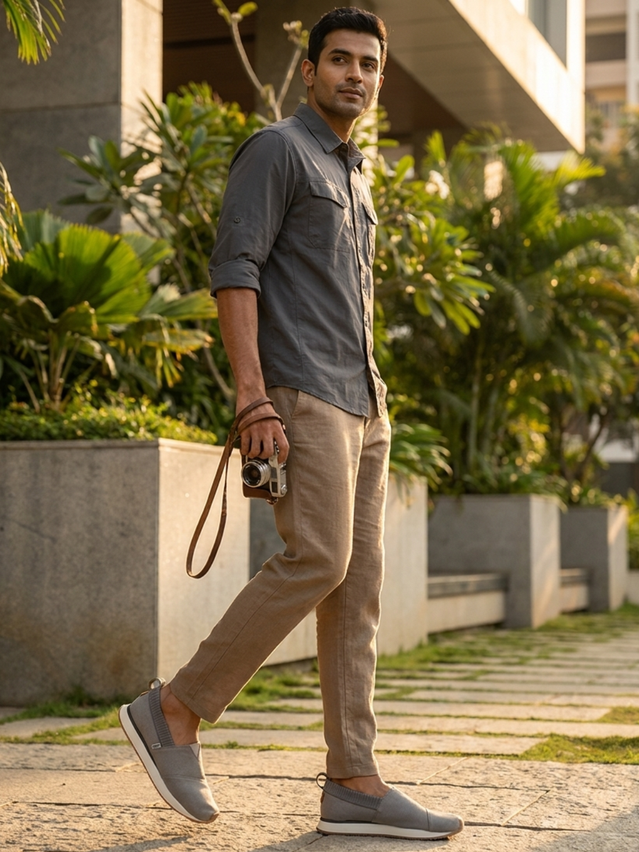 Men's Alpari Step Grey Snoafers