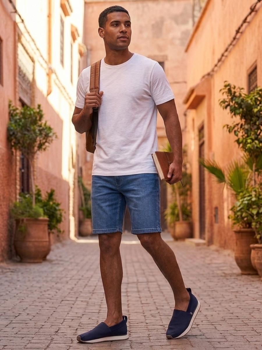 Men's Alpari Step Navy Snoafers