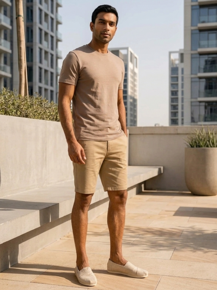 Alpari Uno Men's Beige Slip-ons