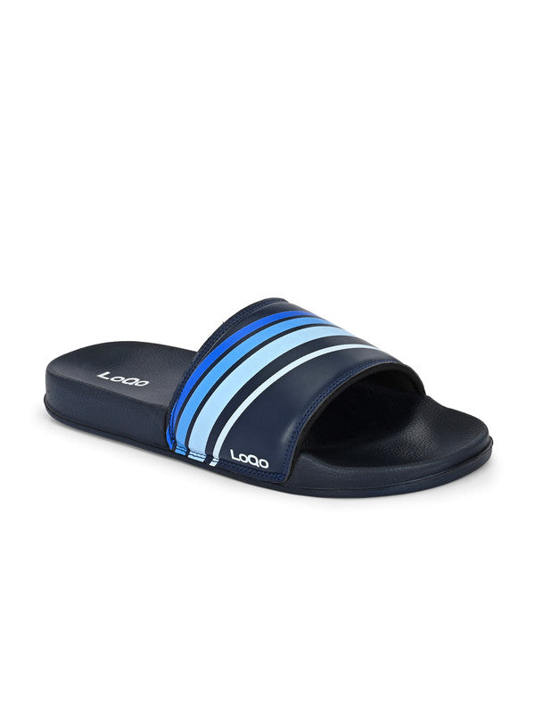 Men's Ibiza Navy Sliders