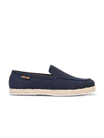 Load image into Gallery viewer, Men&#39;s Navy Esparto Loafers
