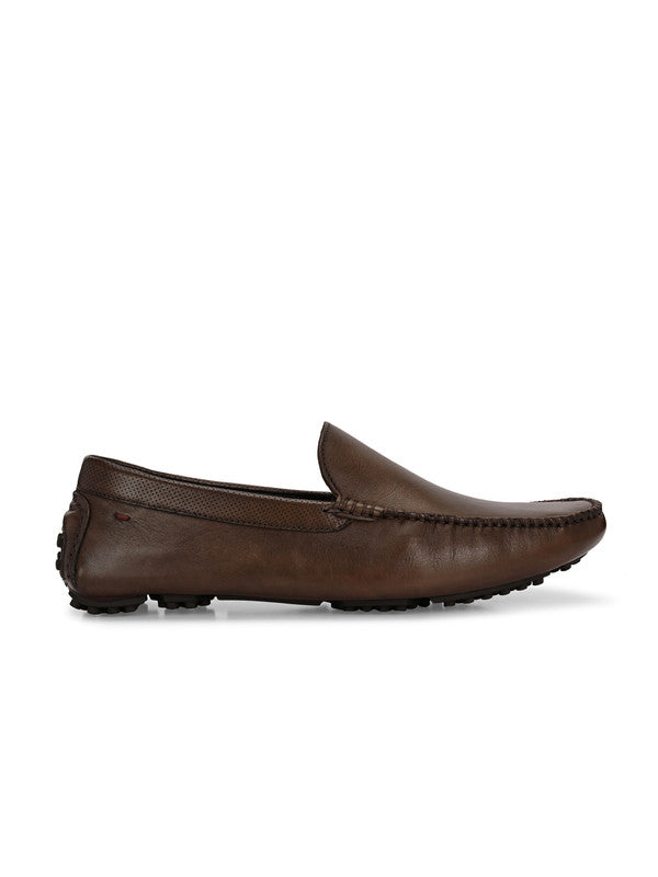 Men's Castro Brown Driving Loafers