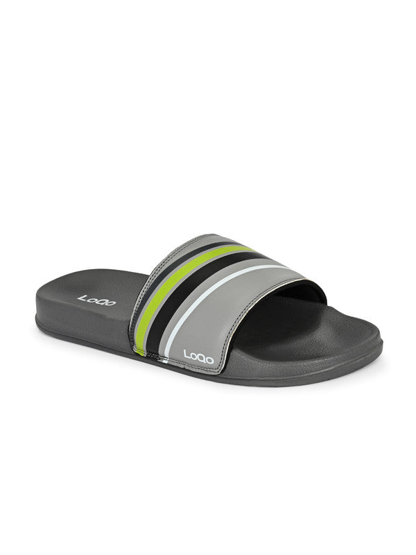Men's Ibiza Grey Sliders
