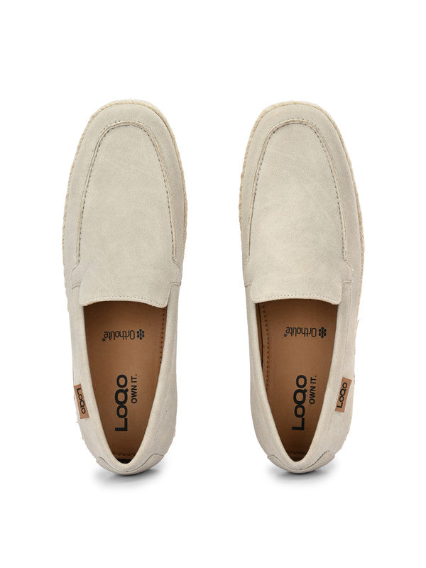 Men's Taupe Esparto Loafers