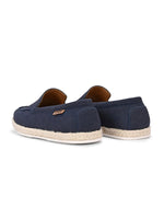 Load image into Gallery viewer, Men&#39;s Navy Esparto Loafers
