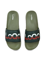 Load image into Gallery viewer, Men&#39;s Altea Olive Sliders
