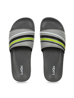 Load image into Gallery viewer, Men&#39;s Ibiza Grey Sliders
