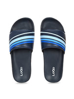 Load image into Gallery viewer, Men&#39;s Ibiza Navy Sliders
