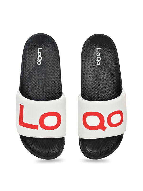 Men's Marbella White Sliders