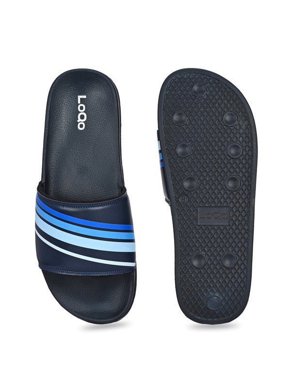 Men's Ibiza Navy Sliders