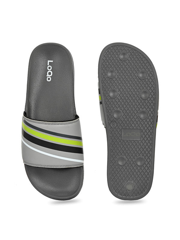 Men's Ibiza Grey Sliders