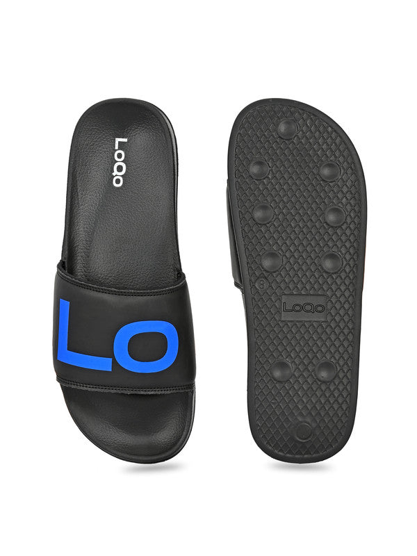 Men's Marbella Black Sliders