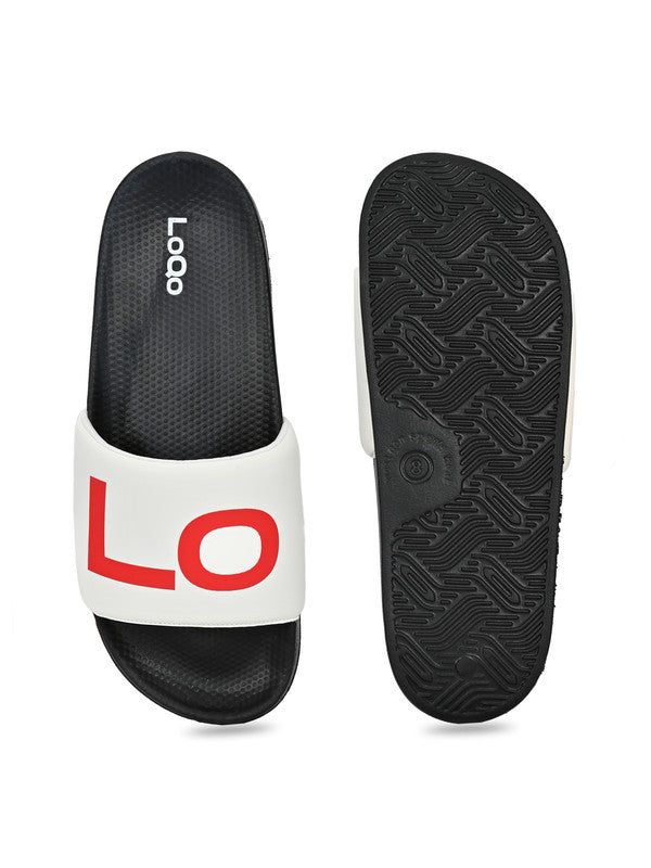 Men's Marbella White Sliders