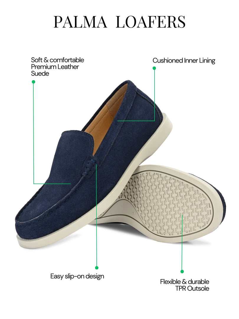 Men's Palma Navy Loafers