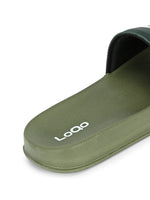Load image into Gallery viewer, Men&#39;s Altea Olive Sliders
