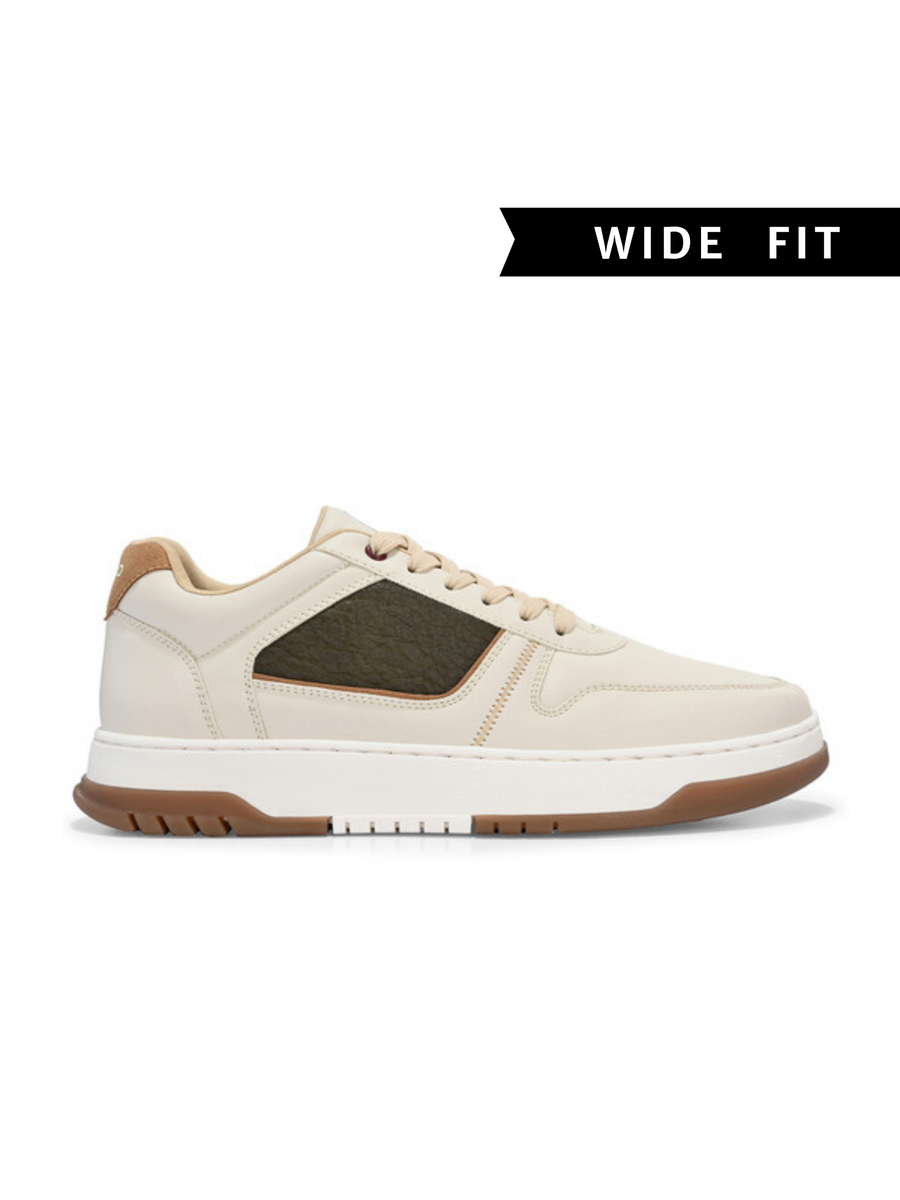 Men's Seville Beige Shoes - Wide fit