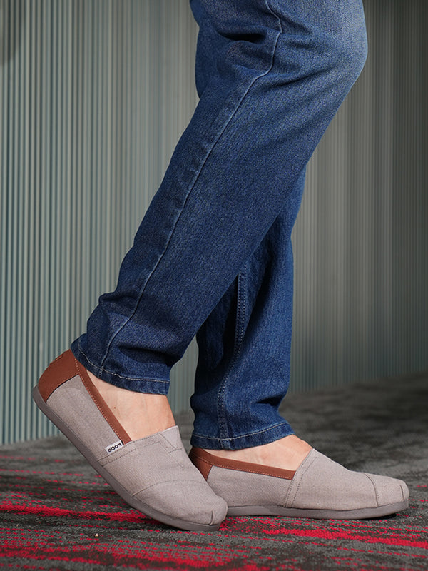 Alpari Go Men's Grey Slip-ons