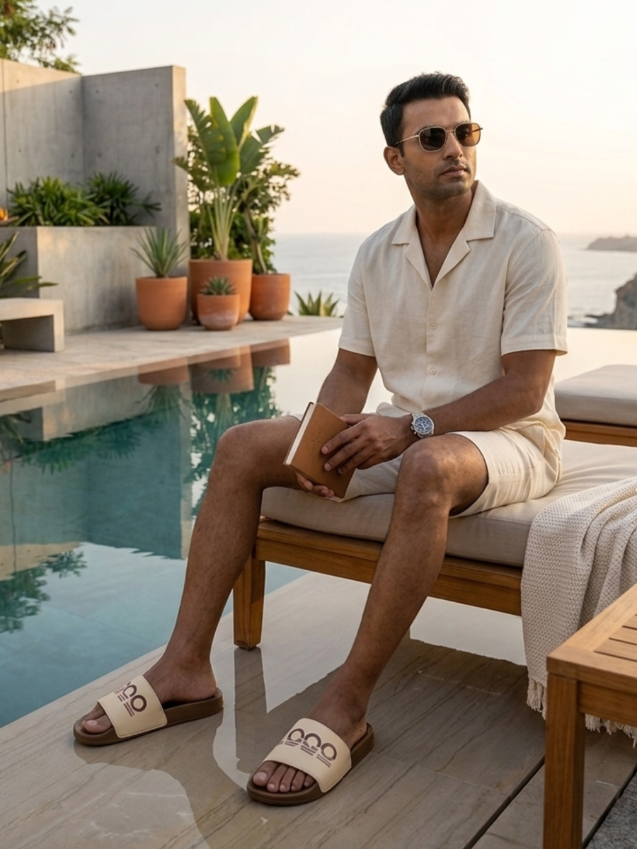 Men's Altea Mocha Sliders