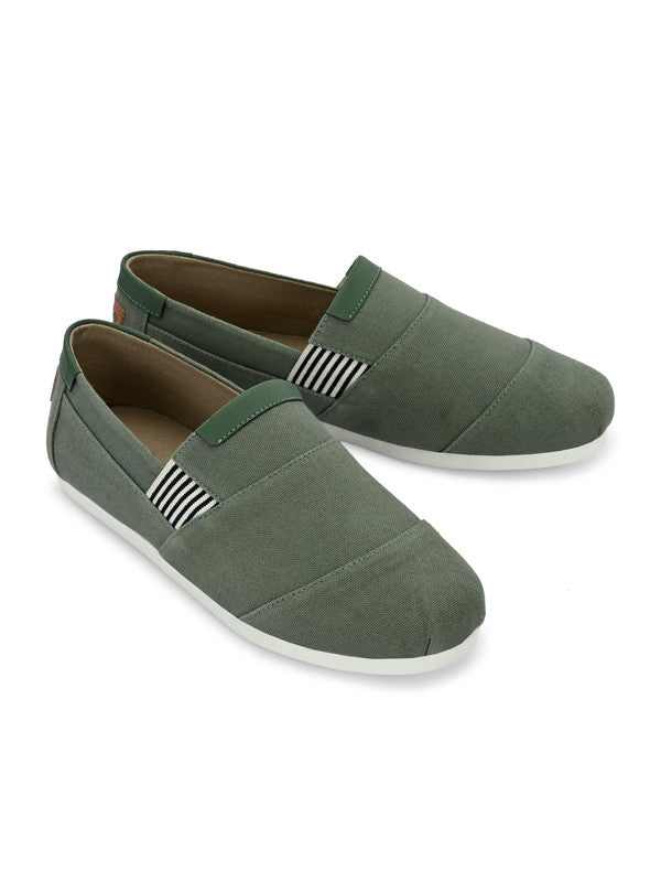 Alpari Bold Olive Slip-ons