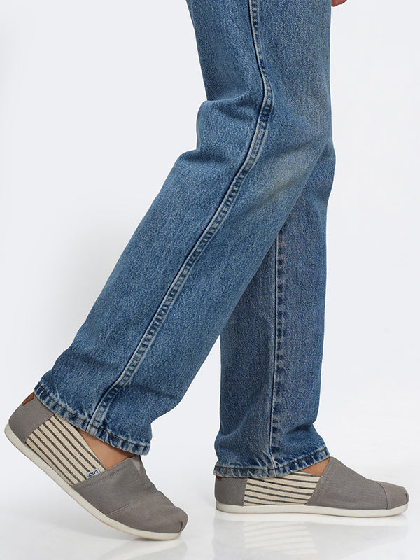 Alpari Varsity Men's Grey Slip-ons