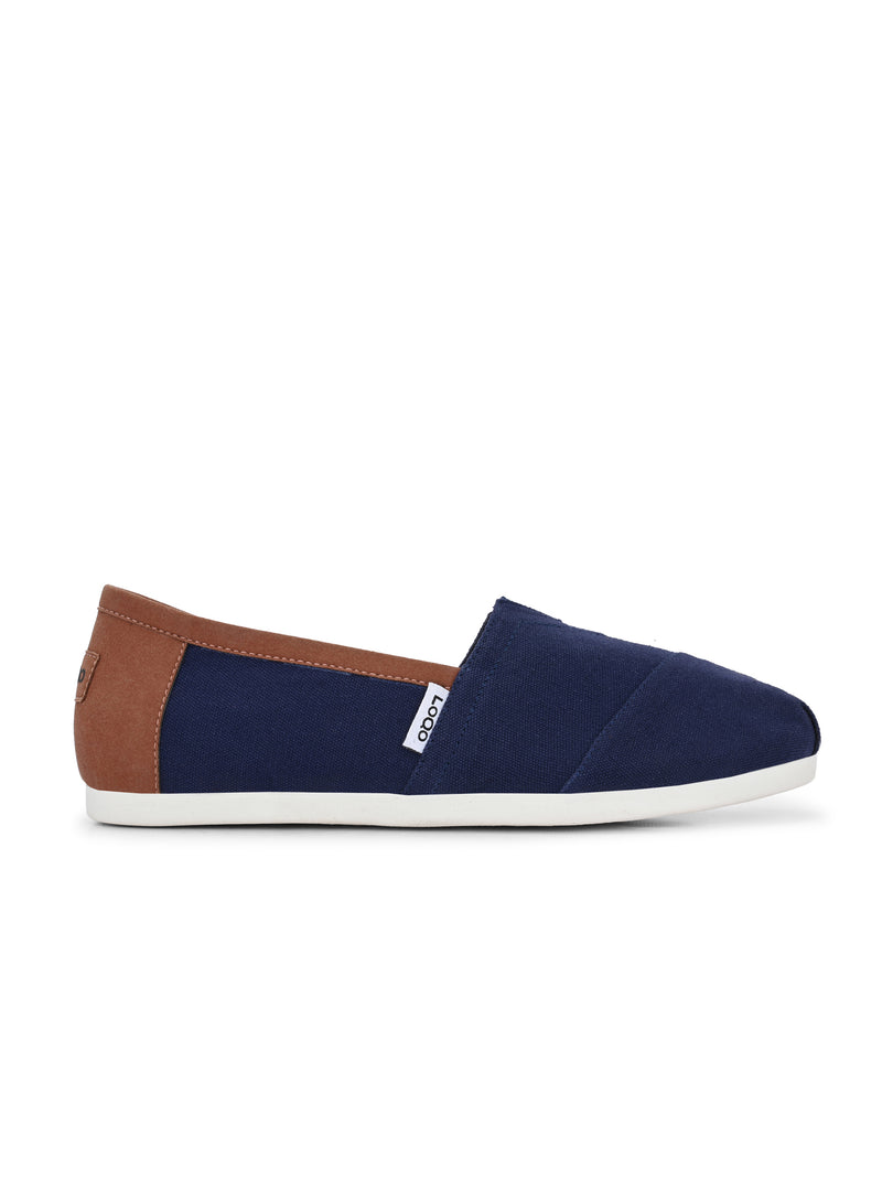 Alpari Go Men's Navy Slip-ons