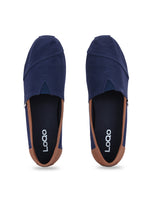 Load image into Gallery viewer, Alpari Go Men&#39;s Navy Slip-ons
