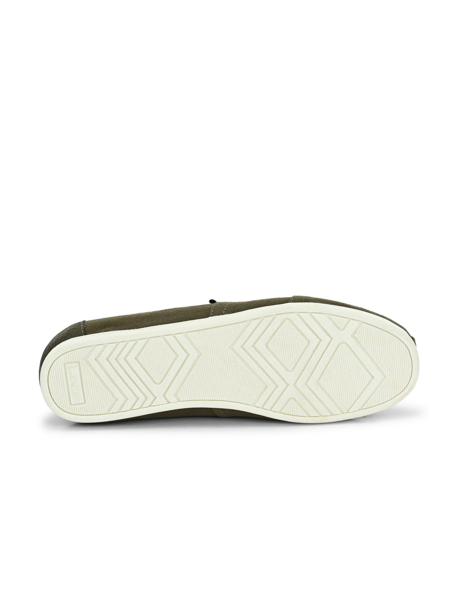 Alpari Go Men's Olive Slip-ons