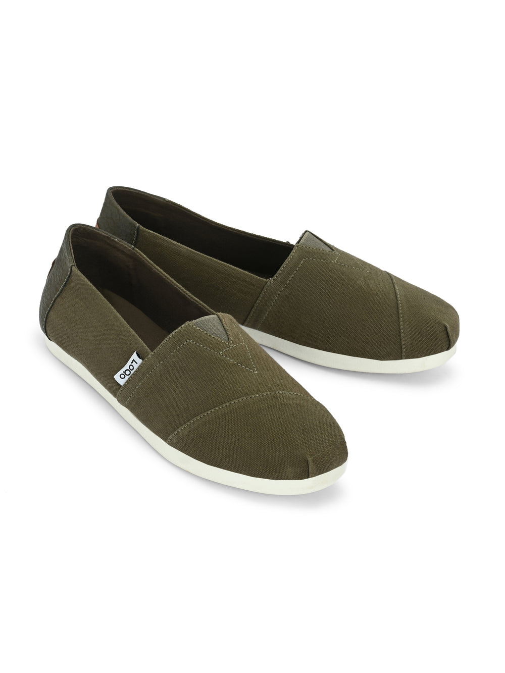 Alpari Go Men's Olive Slip-ons