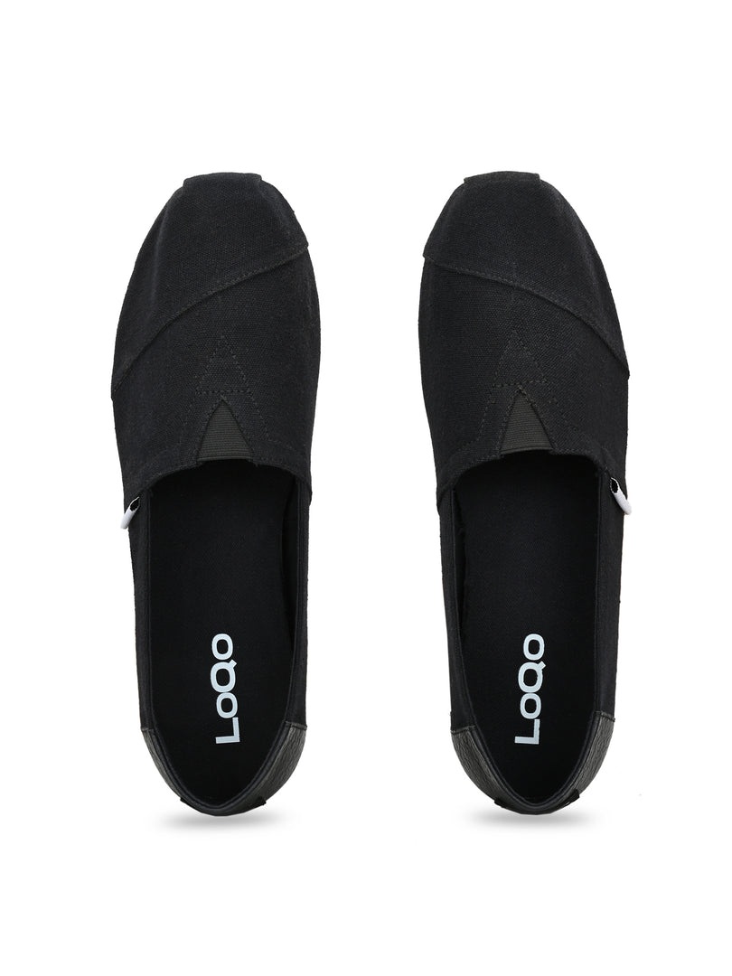Alpari Go Men's Black Slip-ons