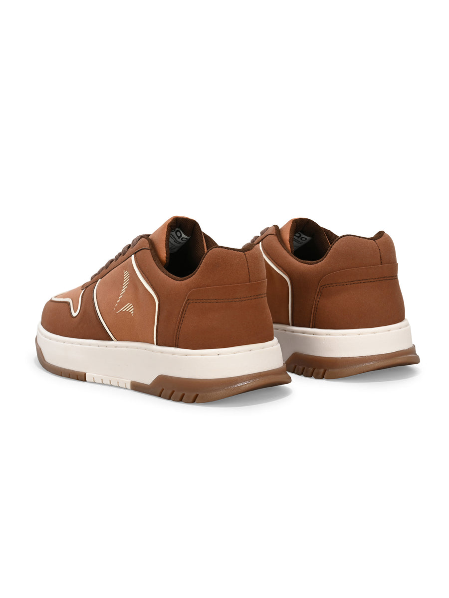 Men's Murcia Tan-Brown Shoes - Wide fit