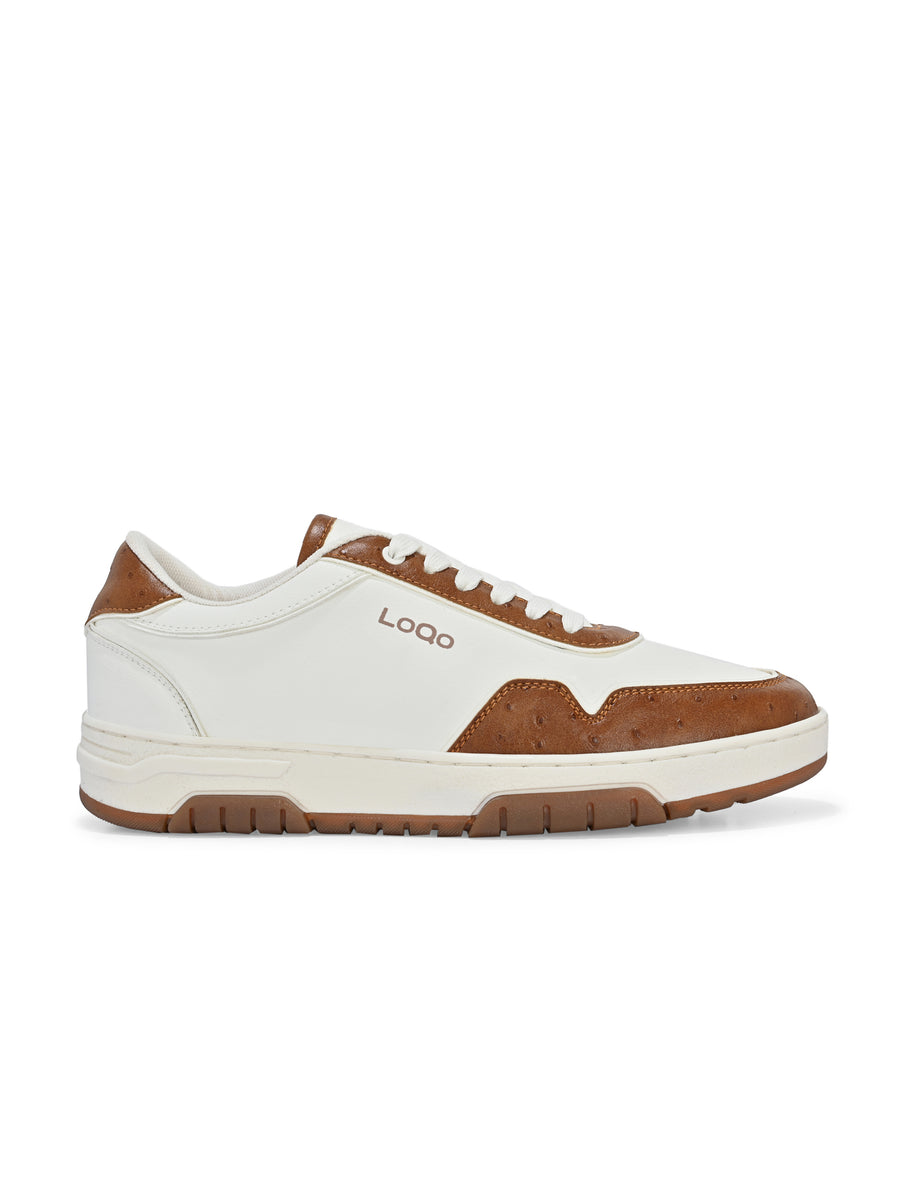 Men's Granada White-Tan Shoes