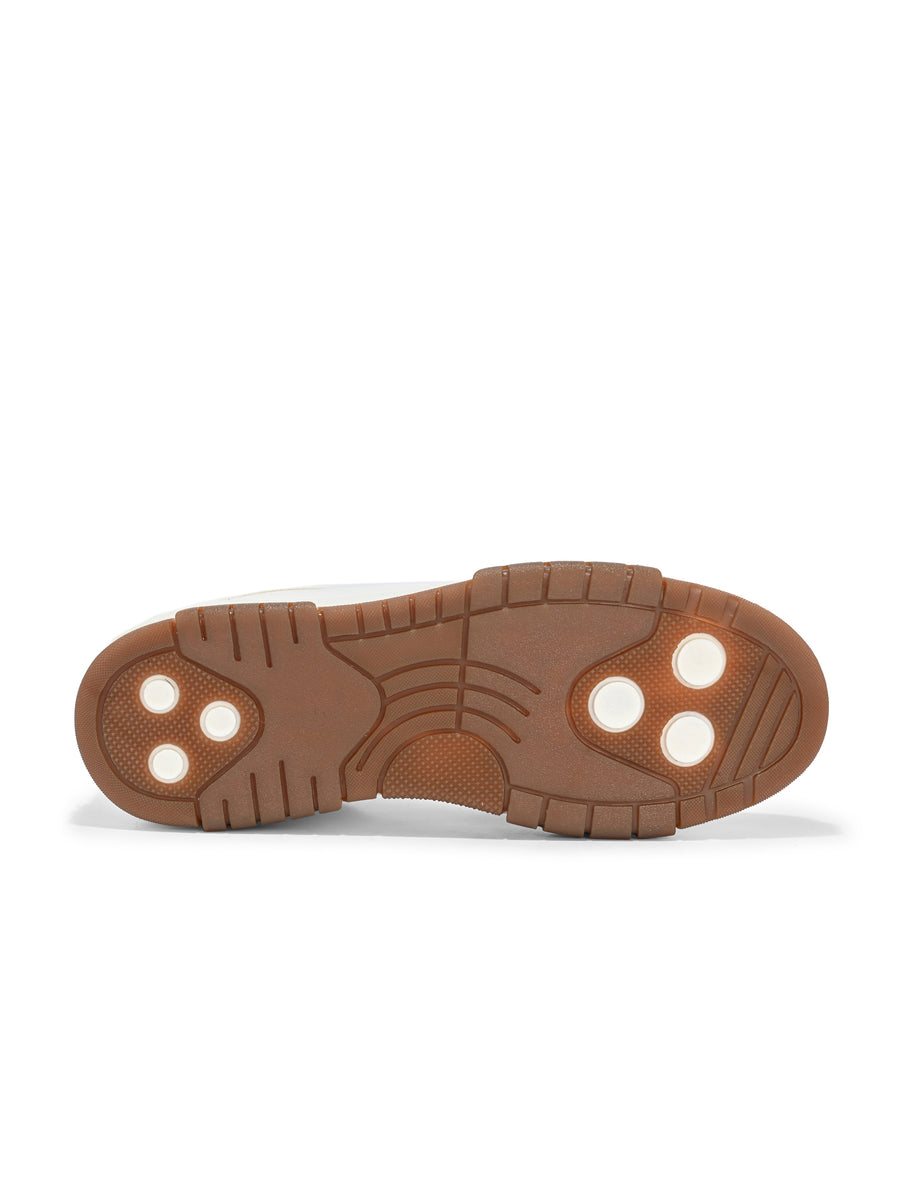 Men's Granada White-Tan Shoes