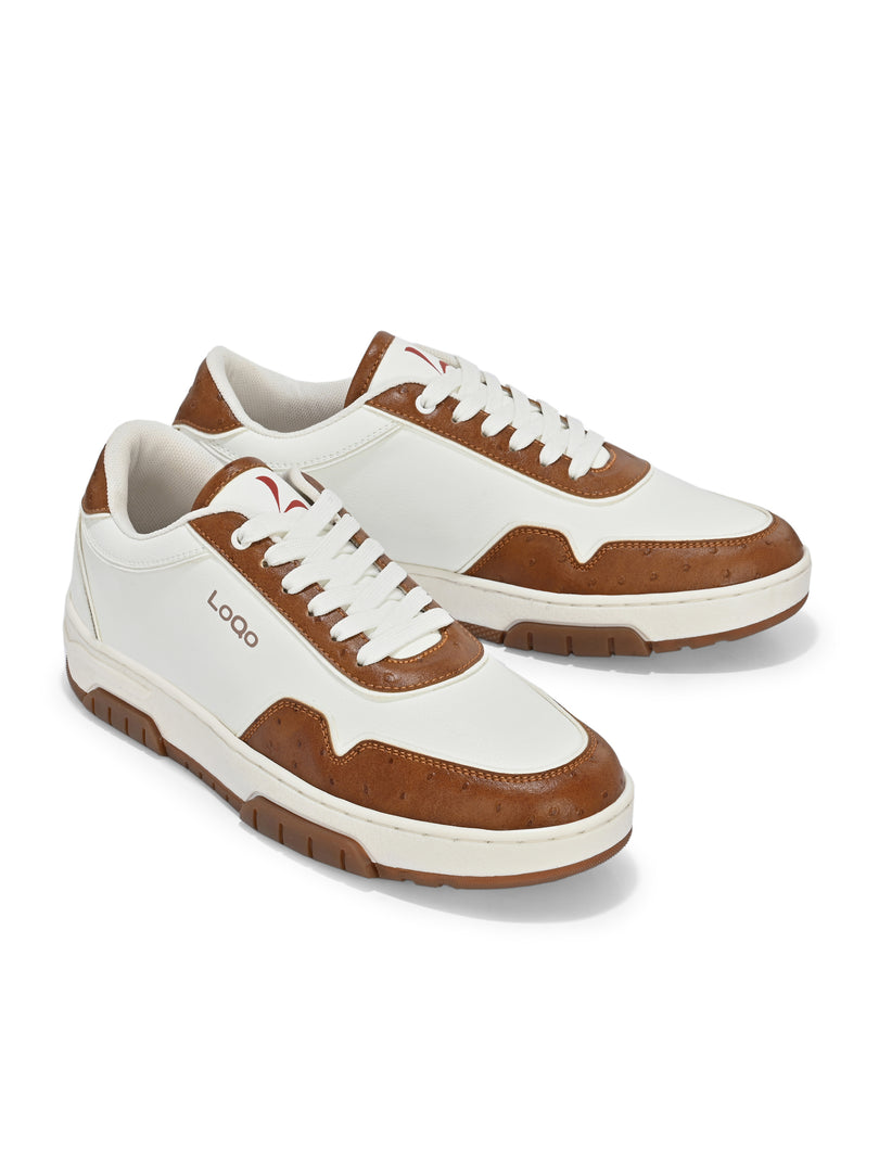 Men's Granada White-Tan Shoes