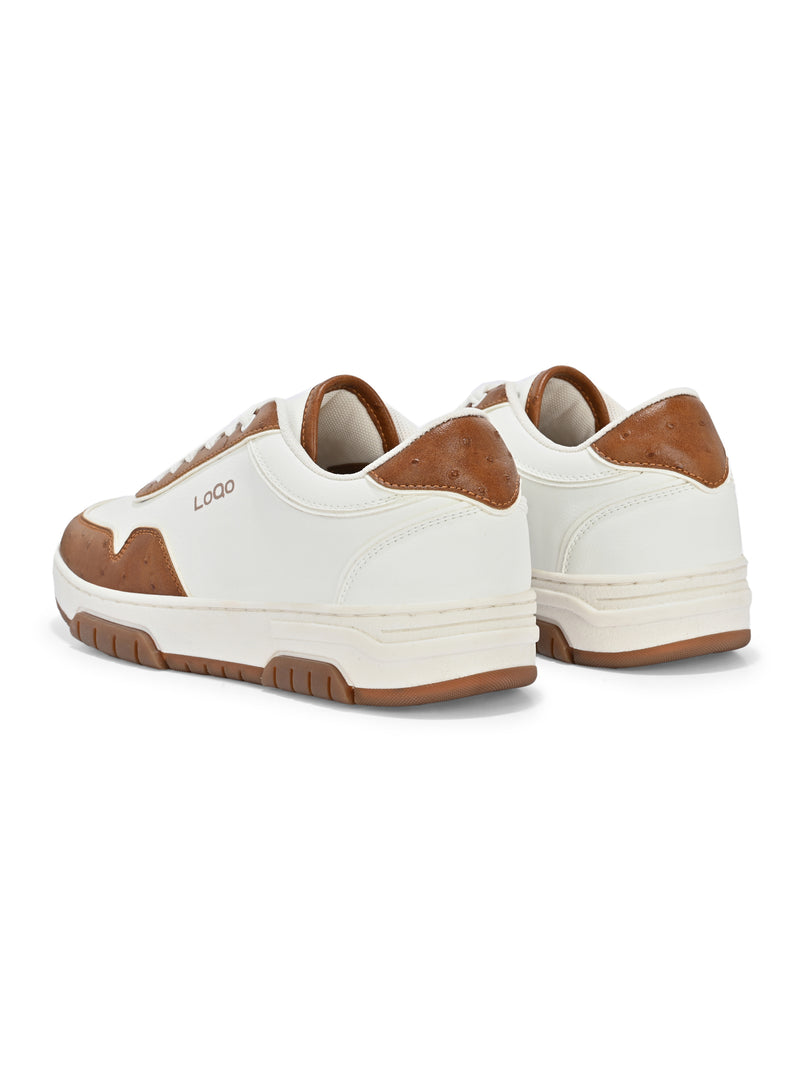 Men's Granada White-Tan Shoes