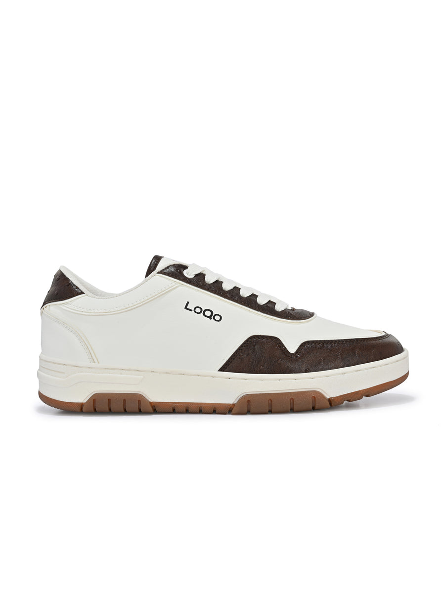 Men's Granada White-Brown Shoes