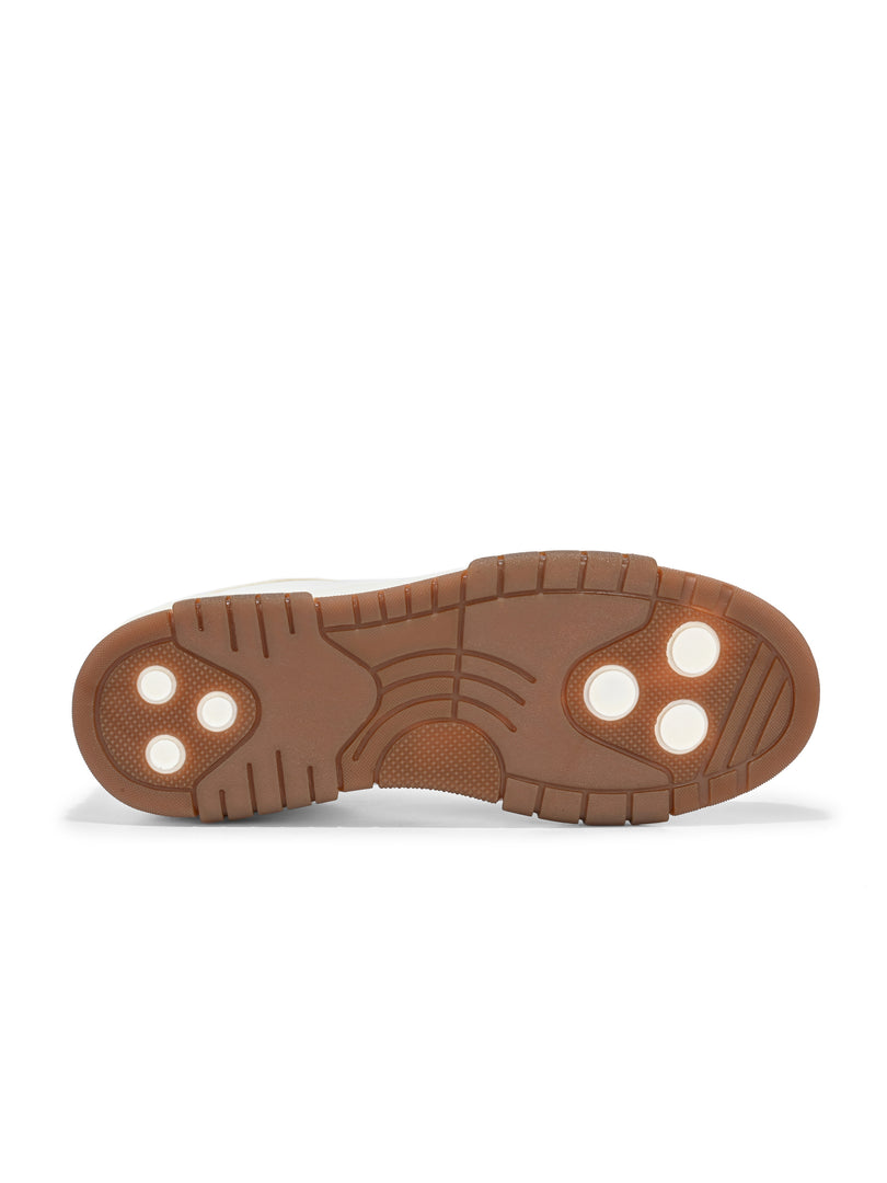 Men's Granada White-Brown Shoes