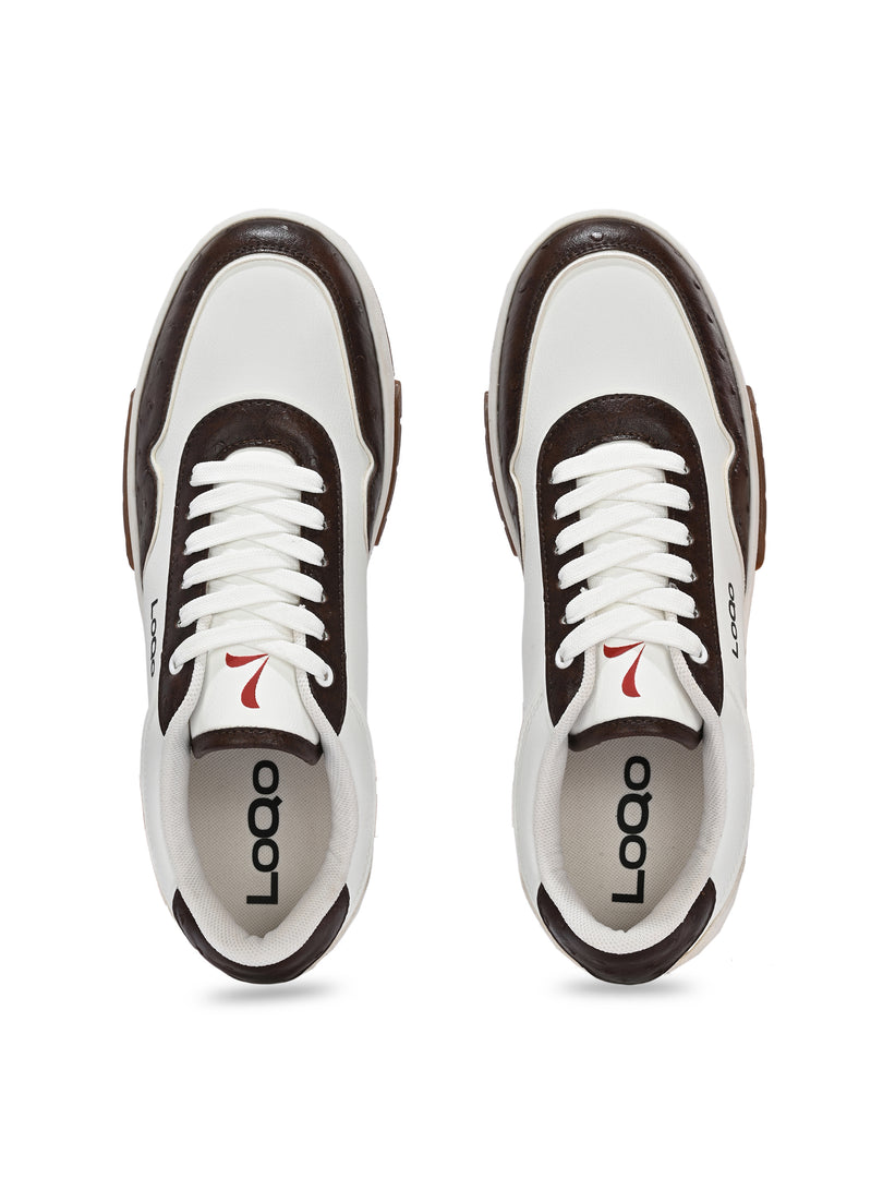 Men's Granada White-Brown Shoes