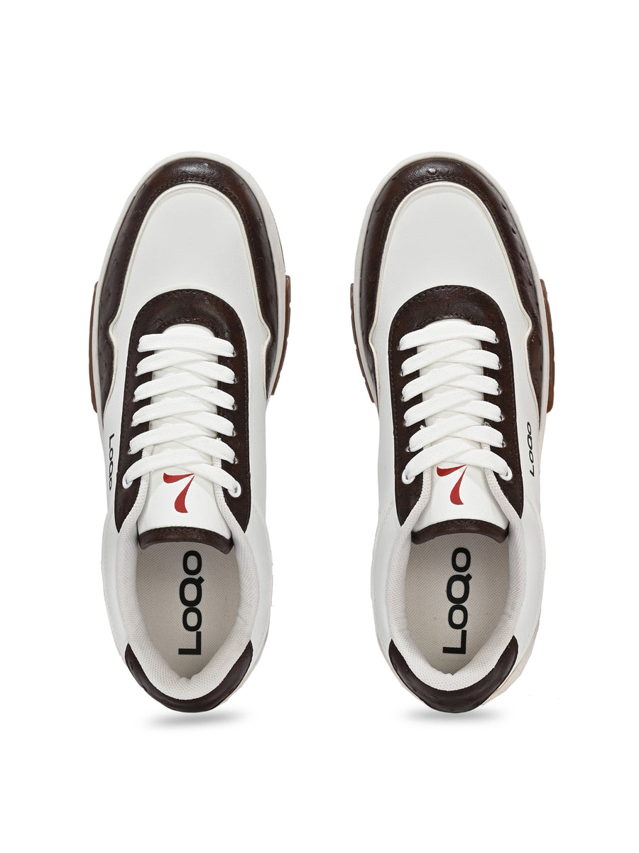 Men's Granada White-Brown Shoes