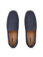 Load image into Gallery viewer, Men&#39;s Navy Esparto Loafers
