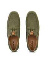 Load image into Gallery viewer, Men&#39;s Olive Esparto Lace Loafers
