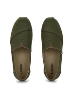 Load image into Gallery viewer, Alpari Klassic Men&#39;s Olive Slip-ons
