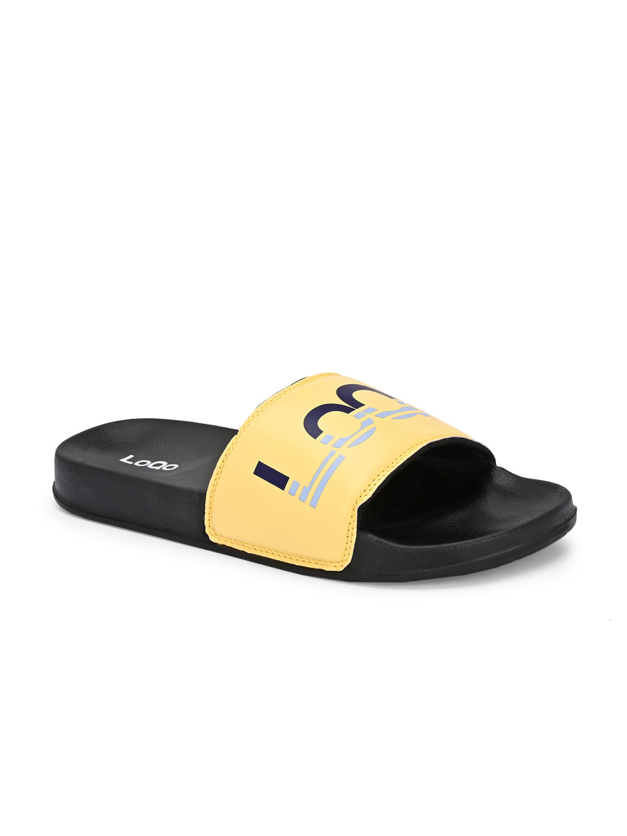 Men's Altea Yellow Sliders