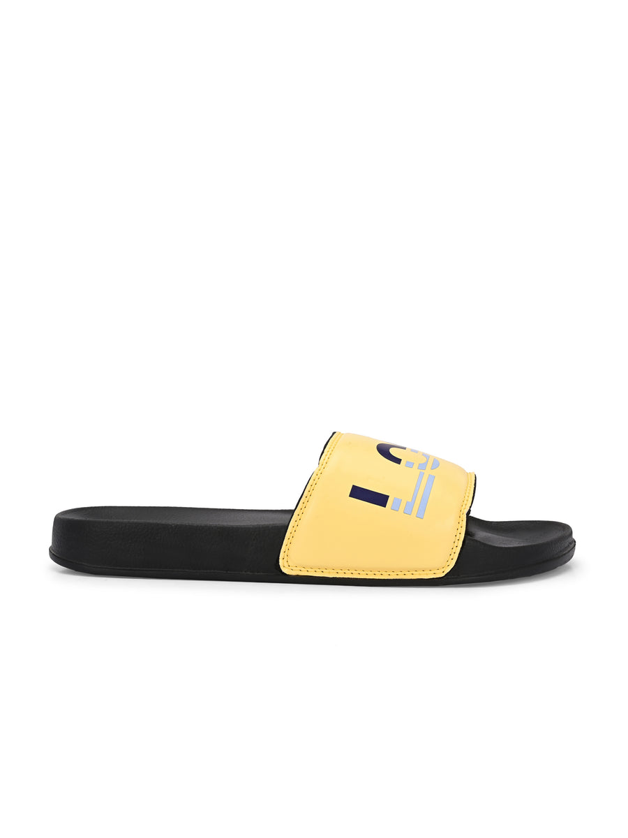 Men's Altea Yellow Sliders